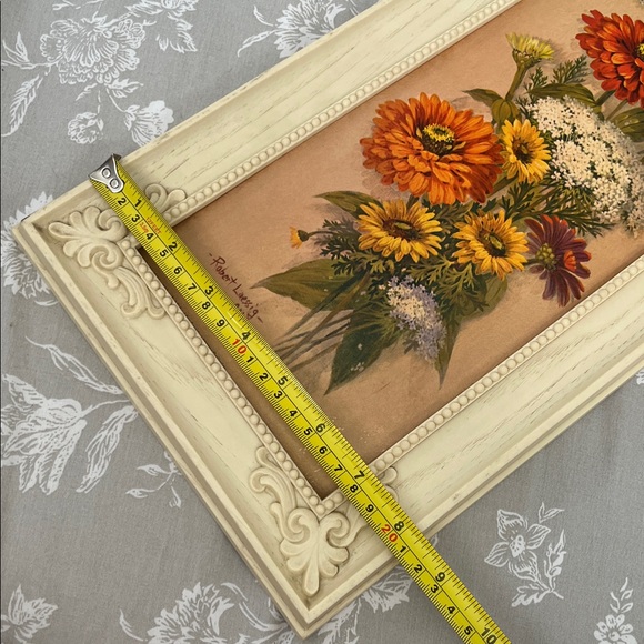 Vintage Floral Wall Art Frame - Picture 5 of 5